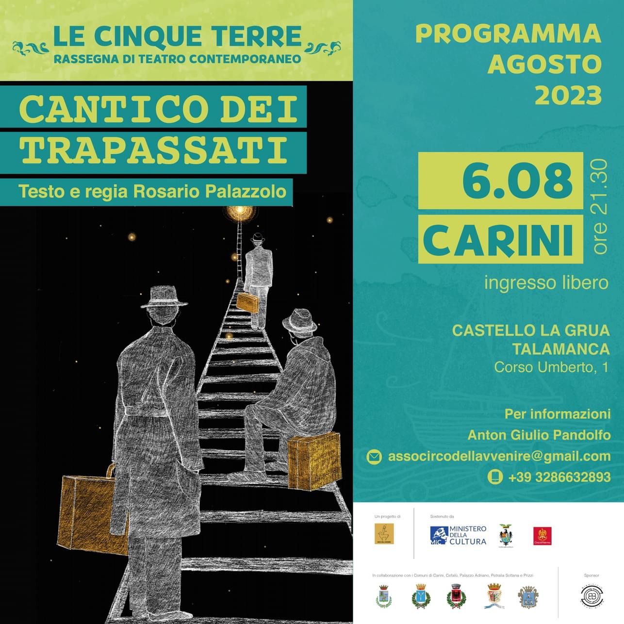 Tappa al Castello per la rassegna di teatro "Le Cinque Terre"