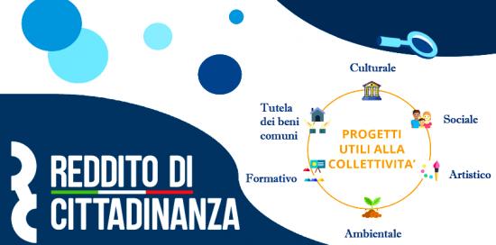 Progetti PUC – Reddito di cittadinanza