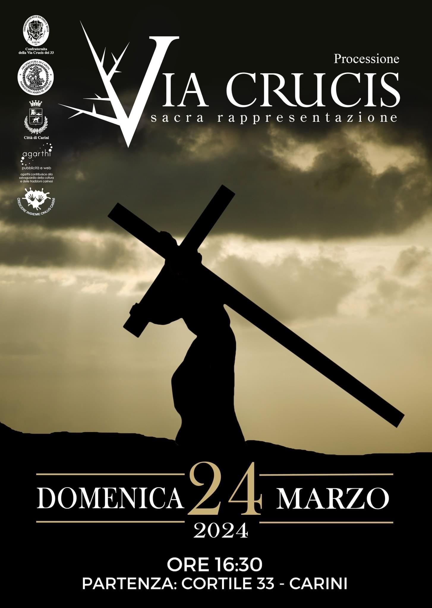 La via Crucis apre la Settimana Santa tra fede e devozione