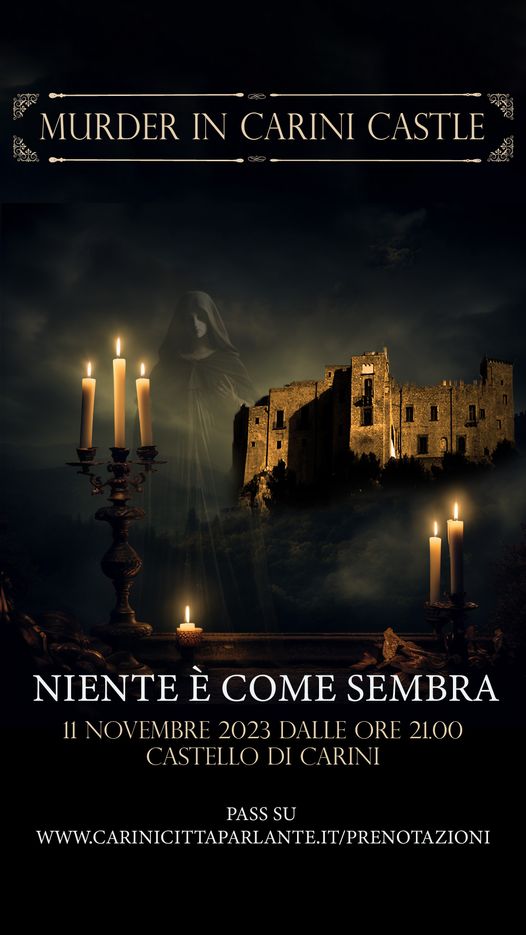 Tour con delitto al Castello: torna “Murder in Carini Castle”