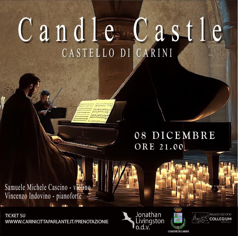 San Valentino al Castello, a Carini concerto a lume di candela 