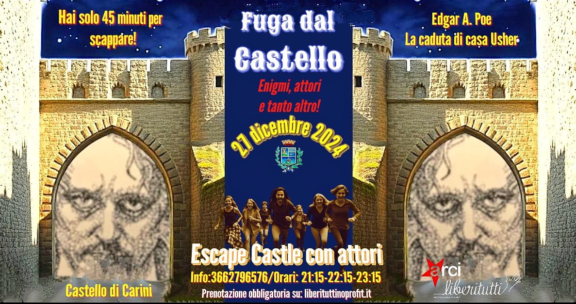 Fuga dal castello: a Carini escape room tra le stanze del maniero