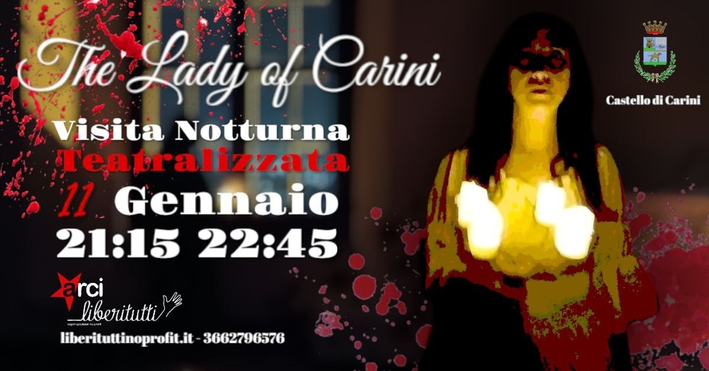 The lady of Carini: al castello torna la visita notturna teatralizzata