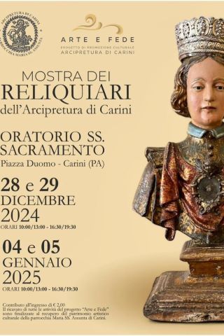 I reliquiari sacri in mostra All’Oratorio del Santissimo Sacramento