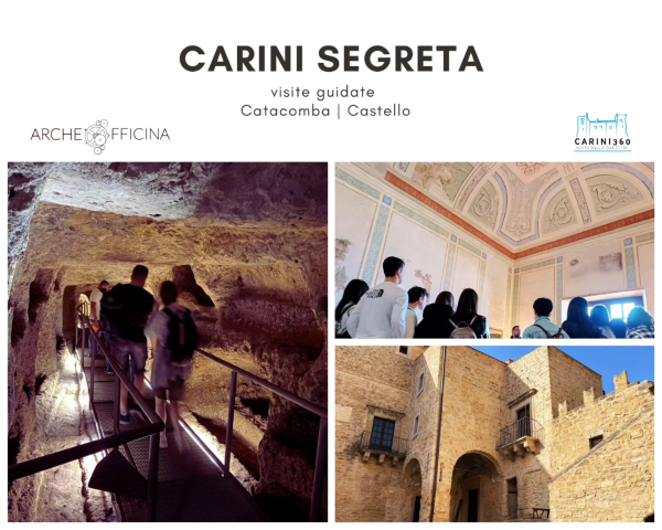 Torna Carini Segreta, tour delle catacombe e del castello