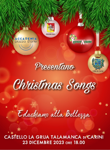 "Christmas songs": concerto natalizio al Castello