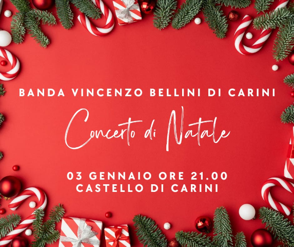 Concerto di Natale al Castello: suona la banda musicale "V. Bellini"