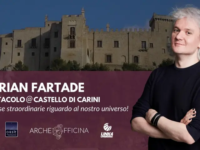 Adrian Fartade di Link4Universe in scena al Castello di Carini